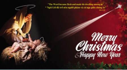 Thiệp mừng Giáng Sinh của ĐGM giáo phận Hưng Hóa